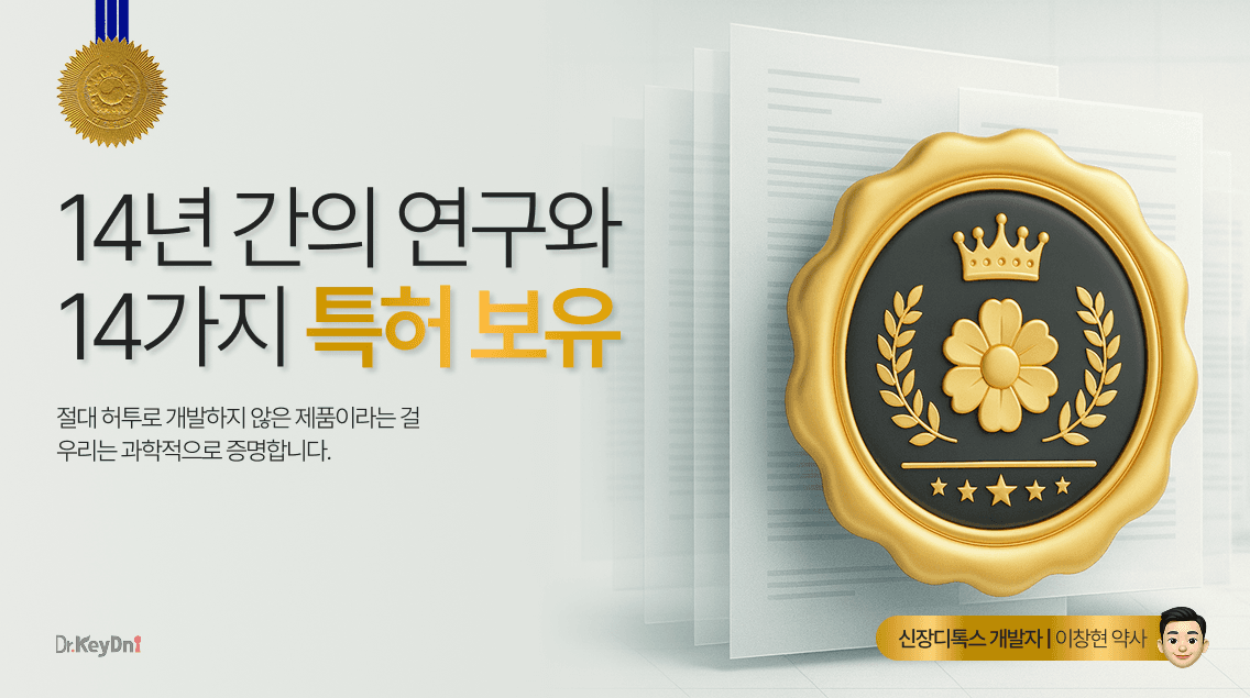 14년의 연구, 14가지의 특허